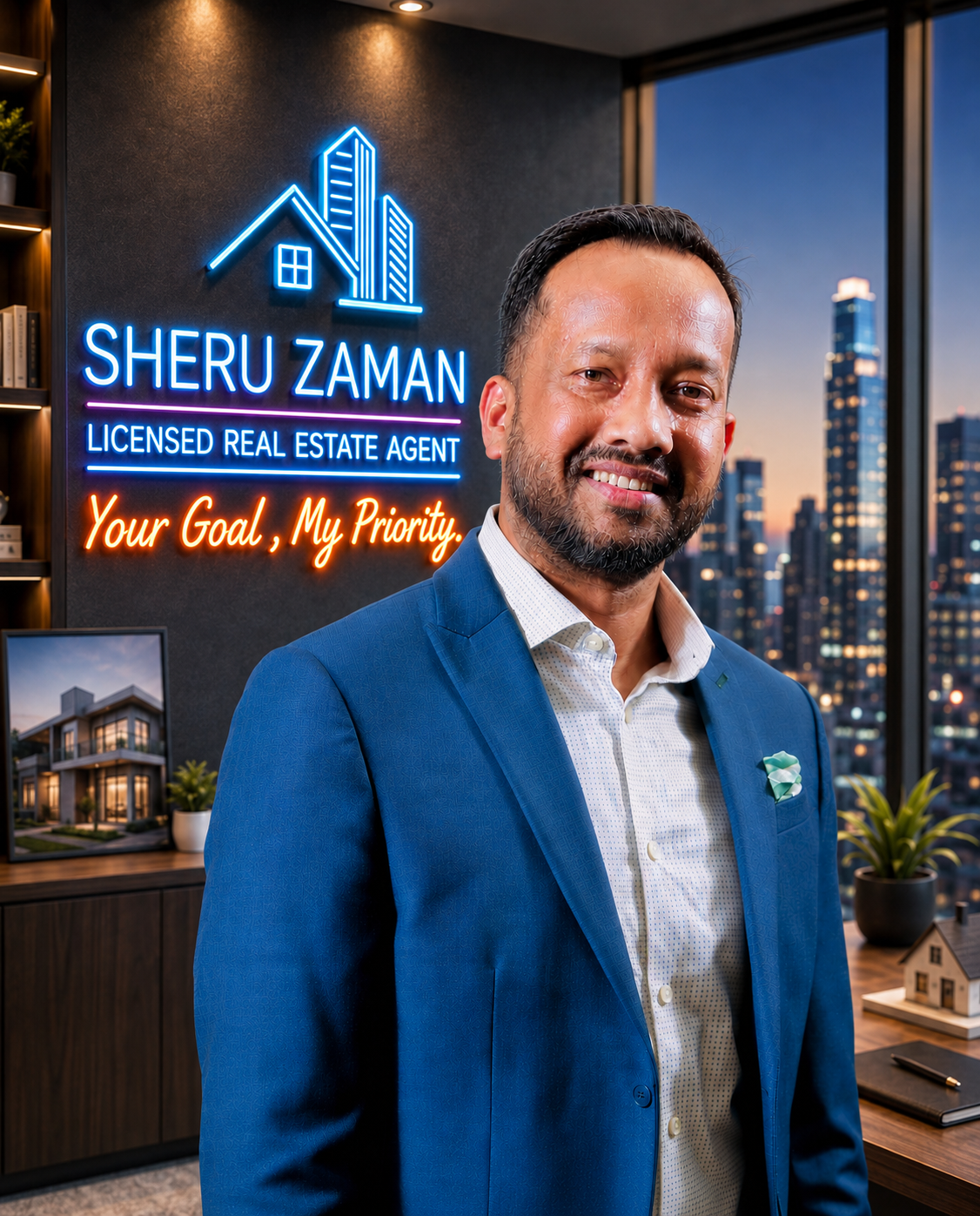 Sheru Zaman, Realtor